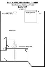 1135 N McQueen Rd, Gilbert, AZ à louer Plan d’étage– Image 1 sur 1