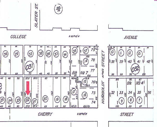 621 Cherry St, Santa Rosa, CA à louer - Plan cadastral – Image 2 sur 2