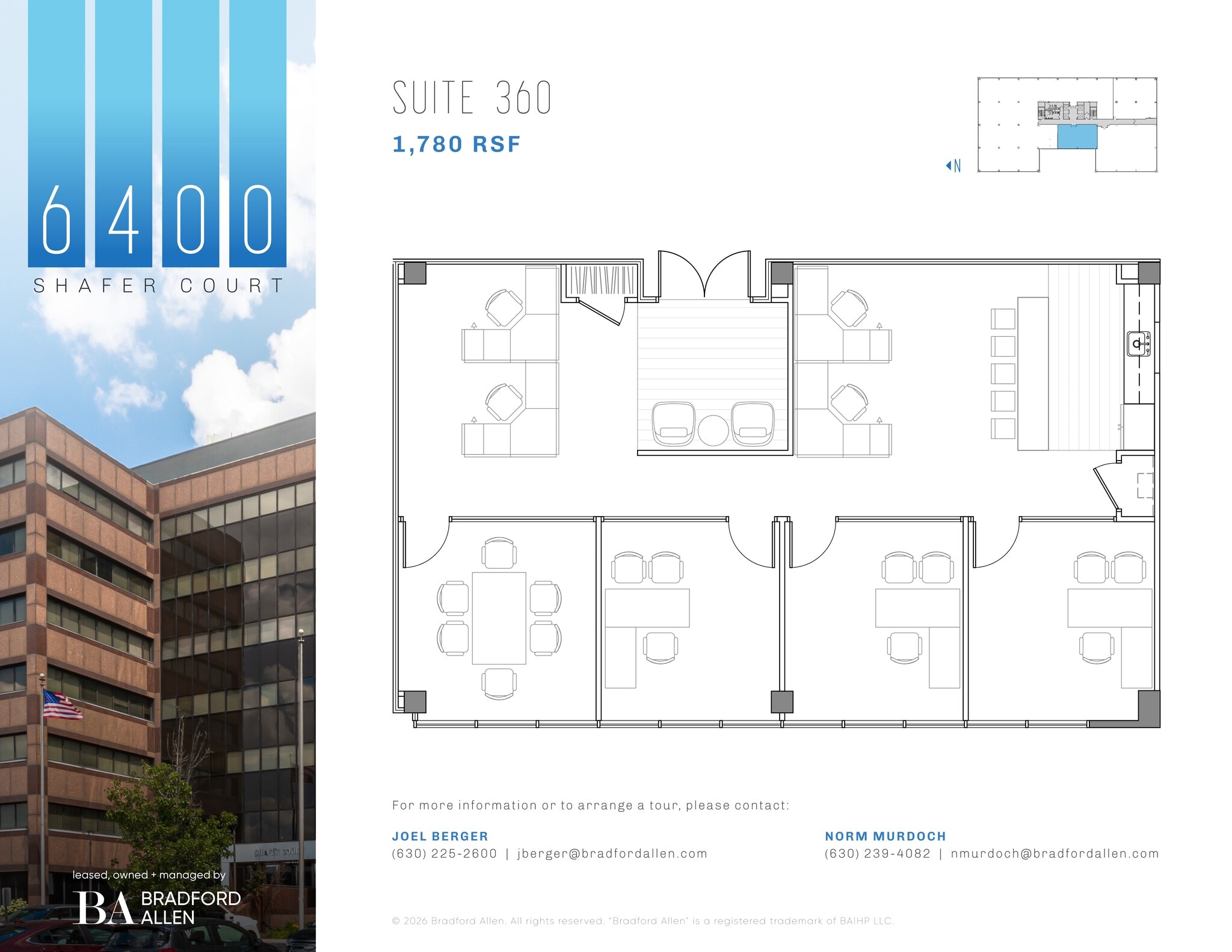 6400 Shafer Ct, Rosemont, IL à louer Plan de site– Image 1 sur 1