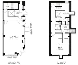 334 Grand St, New York, NY à louer Plan d’étage– Image 2 sur 2