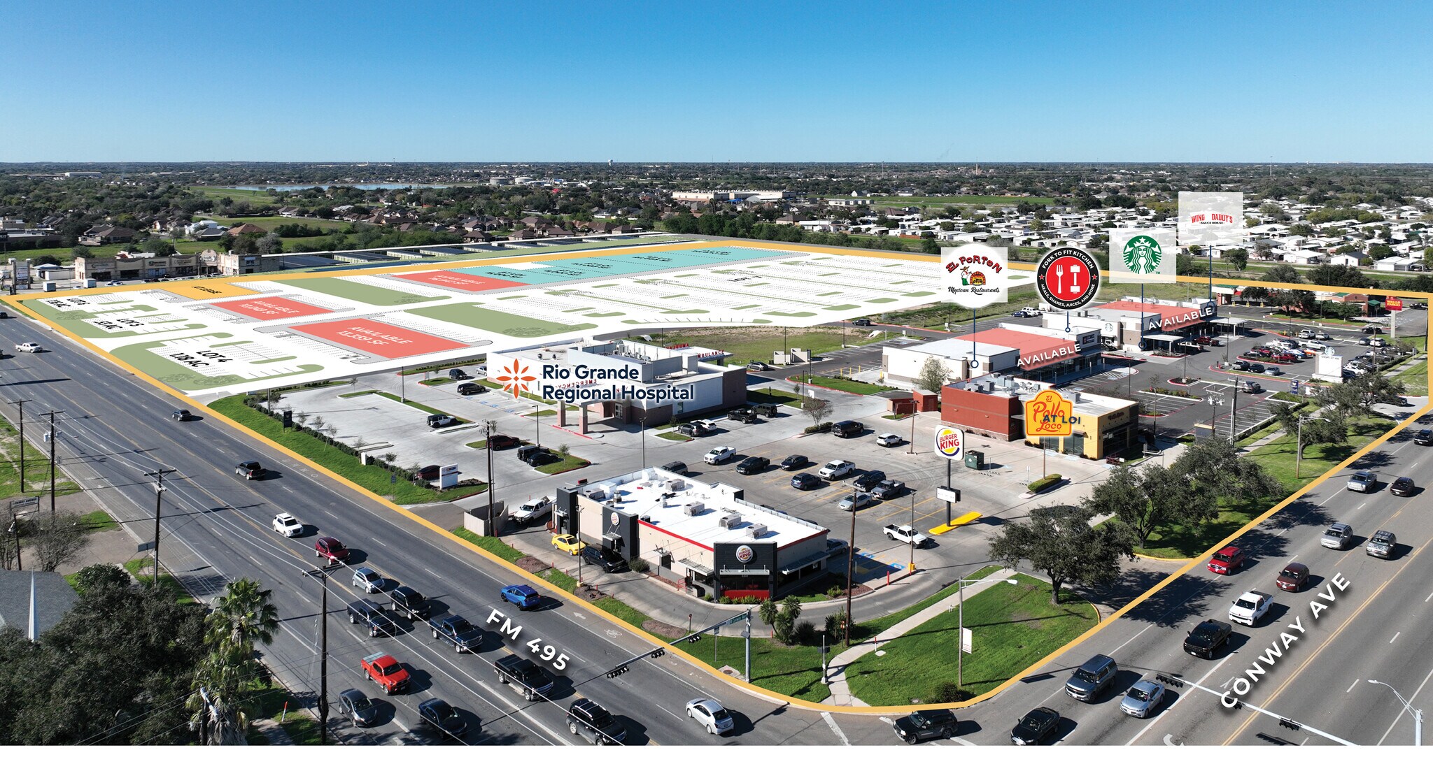 NWC FM 495 & Conway, Mission, TX à louer Photo de l’immeuble– Image 1 sur 6