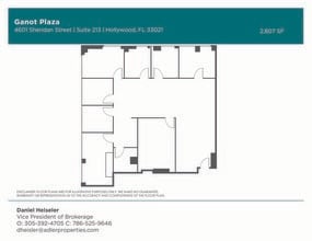 4601 Sheridan St, Hollywood, FL à louer Plan d’étage– Image 1 sur 1