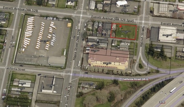 3016 Everett Ave, Everett, WA - Vue aérienne vue de carte