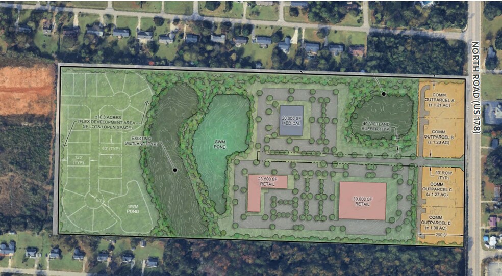 North Rd, Orangeburg, SC à vendre - Photo de l’immeuble – Image 3 sur 6