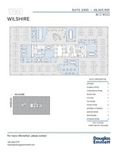 10960 Wilshire Blvd, Los Angeles, CA à louer Plan d’étage– Image 1 sur 1