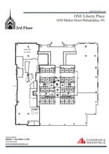 1650 Market St, Philadelphia, PA à louer Plan d’étage– Image 1 sur 1