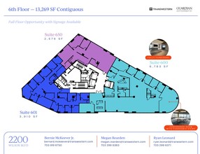 2200 Wilson Blvd, Arlington, VA à louer Plan d’étage– Image 1 sur 1
