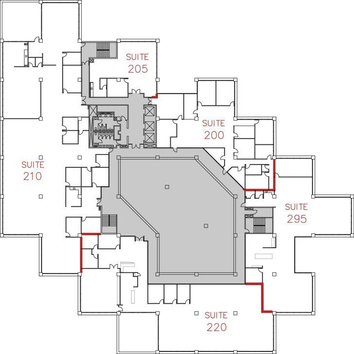 9191 Towne Centre Dr, San Diego, CA à louer Plan d’étage– Image 1 sur 1
