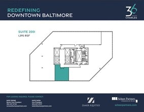 36 S Charles St, Baltimore, MD à louer Plan d’étage– Image 1 sur 1
