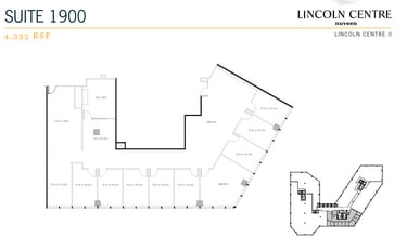 5400 Lyndon B Johnson Fwy, Dallas, TX à louer Plan d’étage– Image 1 sur 1