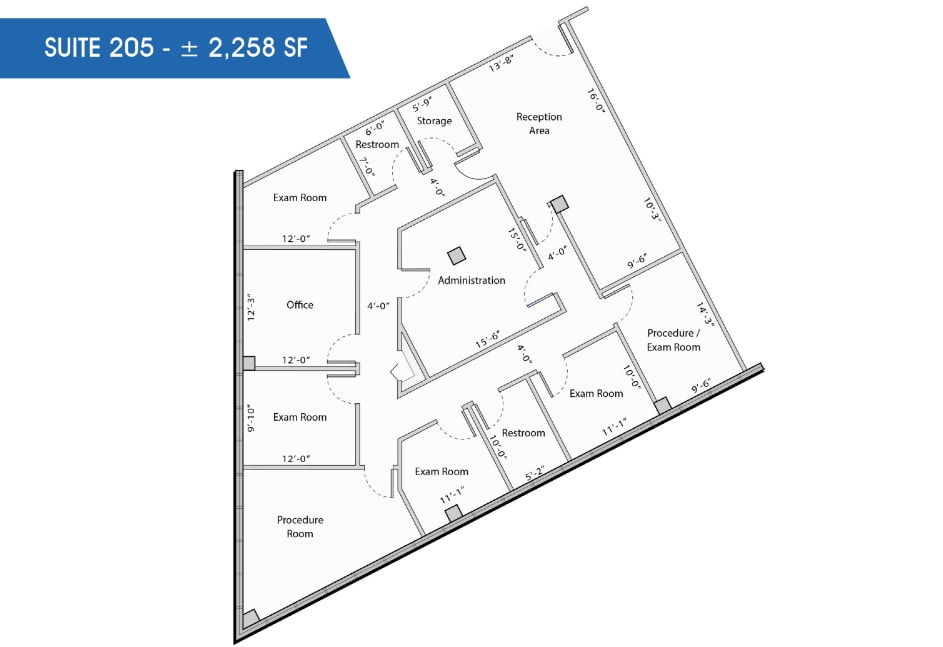 4106 W Lake Mary Blvd, Lake Mary, FL à louer Plan d’étage– Image 1 sur 13