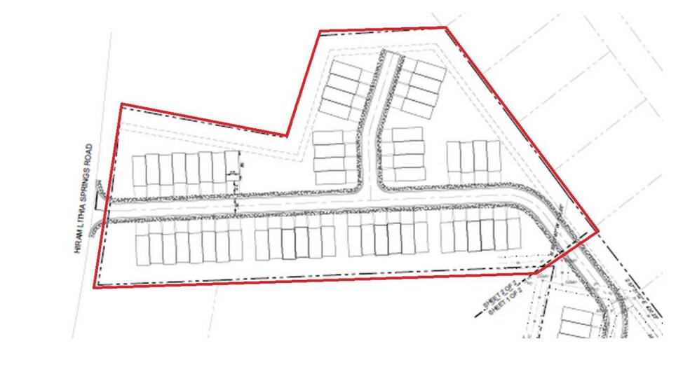 4440 Brownsville Rd SW, Powder Springs, GA à vendre - Plan de site – Image 1 sur 1