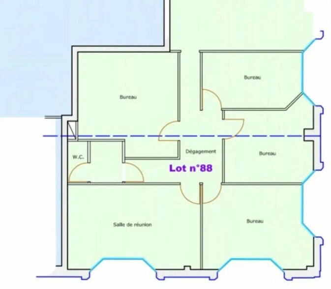 Bureau dans Villeurbanne à louer - Photo de l’immeuble – Image 2 sur 2