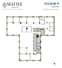 1218 3rd Ave, Seattle, WA à louer Plan d’étage– Image 1 sur 1