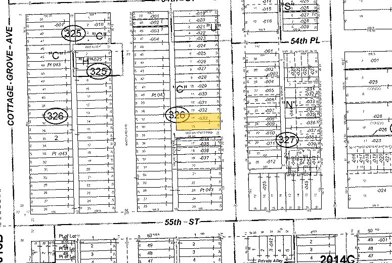 5430-5432 S Drexel Ave, Chicago, IL à vendre - Plan cadastral – Image 3 sur 3