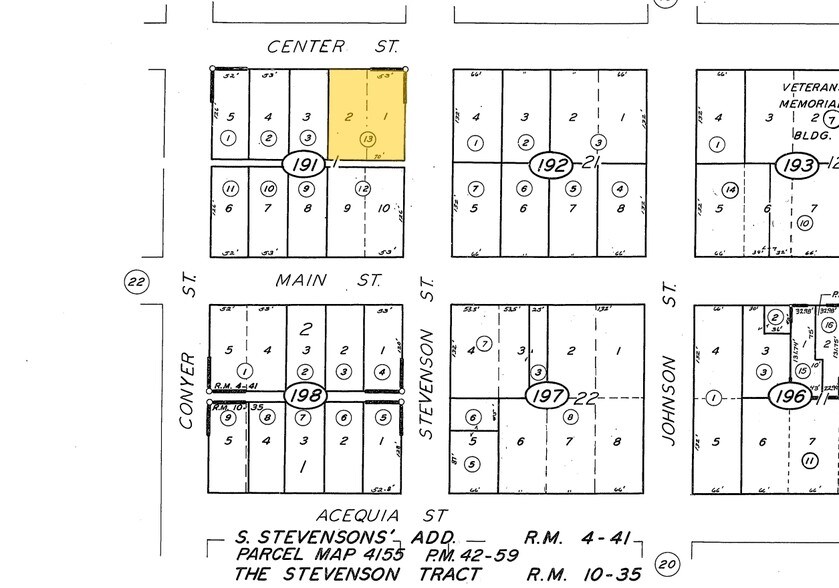 123 N Stevenson St, Visalia, CA à louer - Plan cadastral – Image 2 sur 6