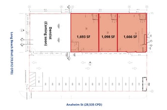1300-1310 Long Beach Blvd, Long Beach, CA à louer Plan d’étage– Image 1 sur 1