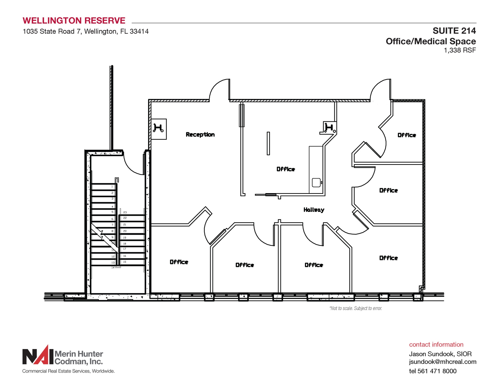 1035-1049 State Road 7, Wellington, FL à louer Plan d’étage– Image 1 sur 5