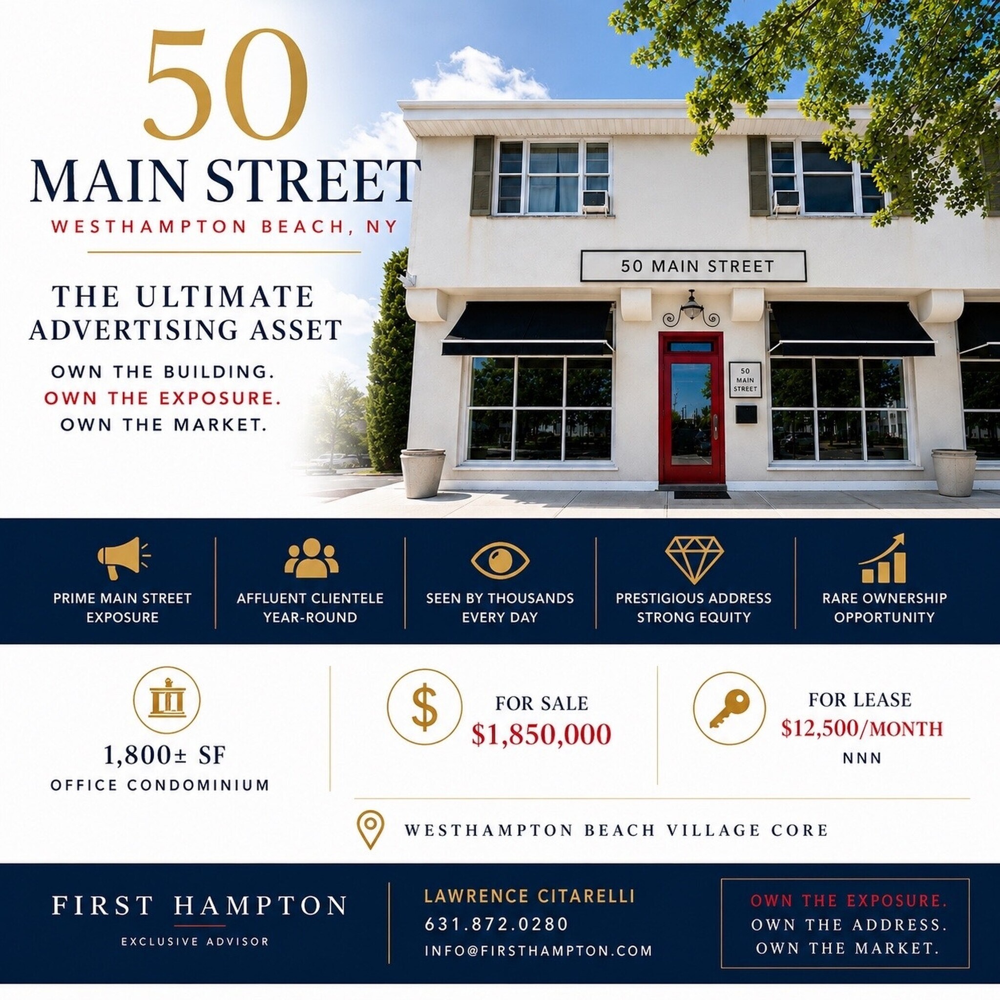 50 Main St, Westhampton Beach, NY à vendre Photo de l’immeuble– Image 1 sur 14