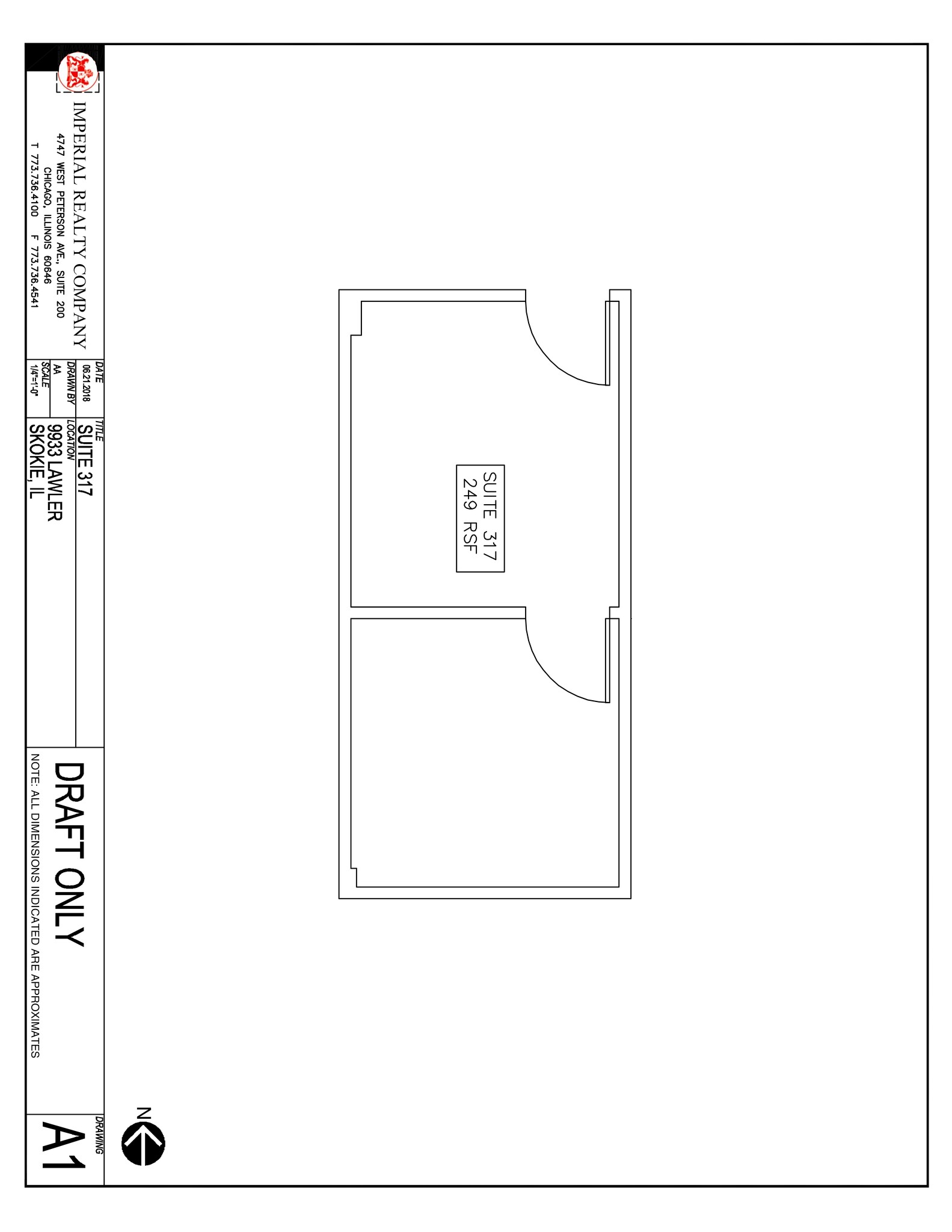 9933 Lawler Ave, Skokie, IL à louer Plan de site– Image 1 sur 1