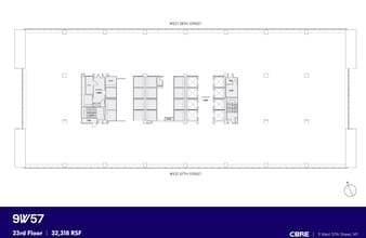 9 W 57th St, New York, NY à louer Plan d’étage– Image 2 sur 19