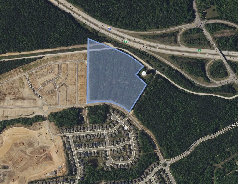 Hodge Rd, Knightdale, NC à vendre - Aérien – Image 2 sur 2
