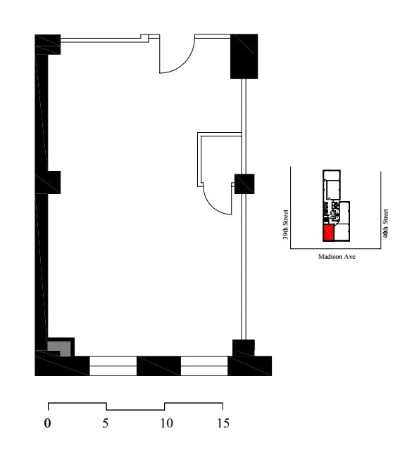 274 Madison Ave, New York, NY à louer Plan d’étage– Image 1 sur 1