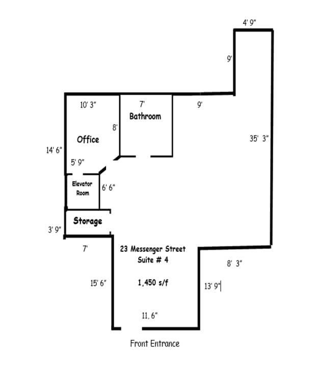 23 Messenger St, Plainville, MA à louer Plan d’étage– Image 1 sur 1