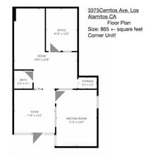 3341-3363 Cerritos Ave, Los Alamitos, CA à louer Plan d’étage– Image 1 sur 1