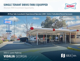 Plus de détails pour 1803 E 1st St, Vidalia, GA - Local commercial à vendre