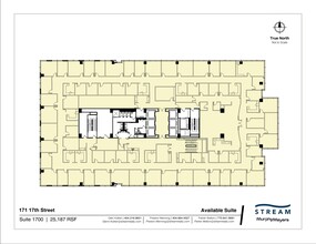 171 17th St NW, Atlanta, GA à louer Plan de site– Image 1 sur 1