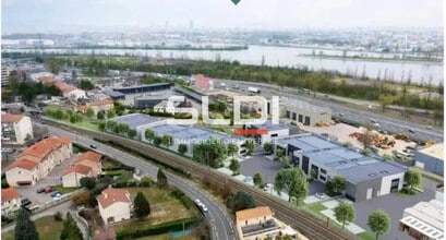 19 Chemin De La Lône, OULLINS-PIERRE-BÉNITE, RHO - Vue aérienne  vue de carte