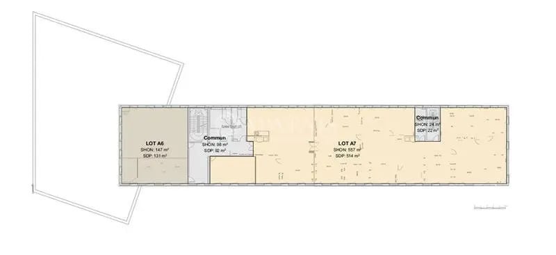 Bureau dans Sainghin-en-Mélantois à louer - Plan d’étage – Image 3 sur 12