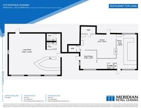 670 Montauk Hwy, Water Mill, NY à louer Plan d’étage– Image 1 sur 1