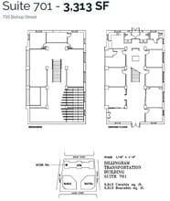 733 Bishop St, Honolulu, HI à louer Plan d’étage– Image 1 sur 1