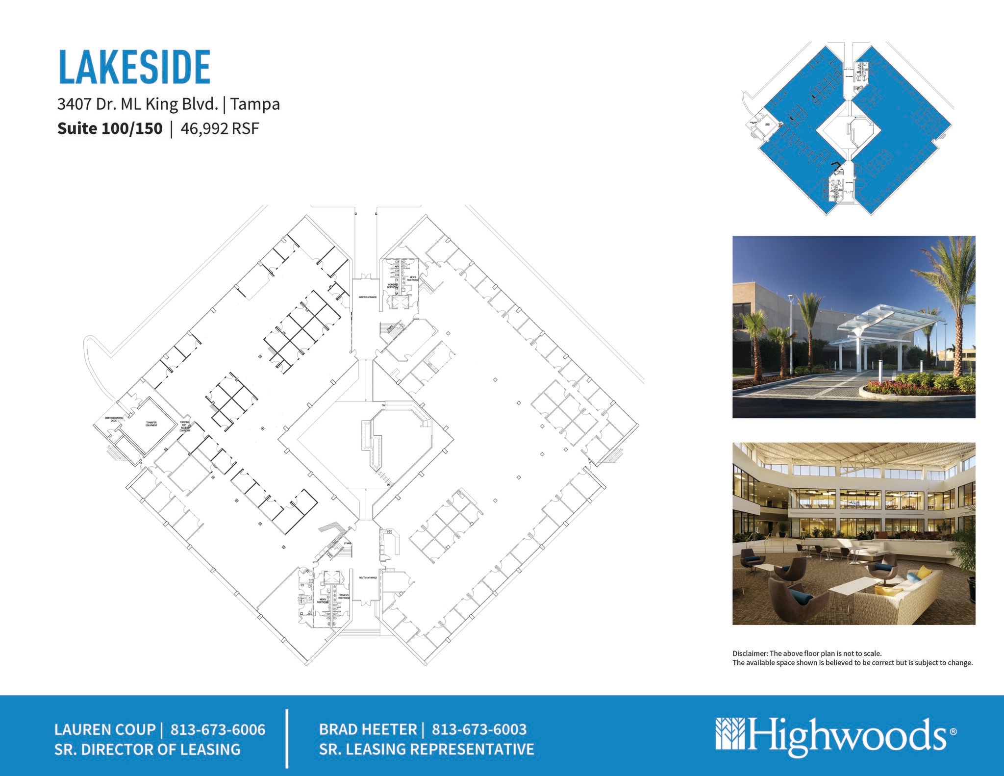 3407 W Dr Martin Luther King Jr Blvd, Tampa, FL à louer Plan d’étage– Image 1 sur 1