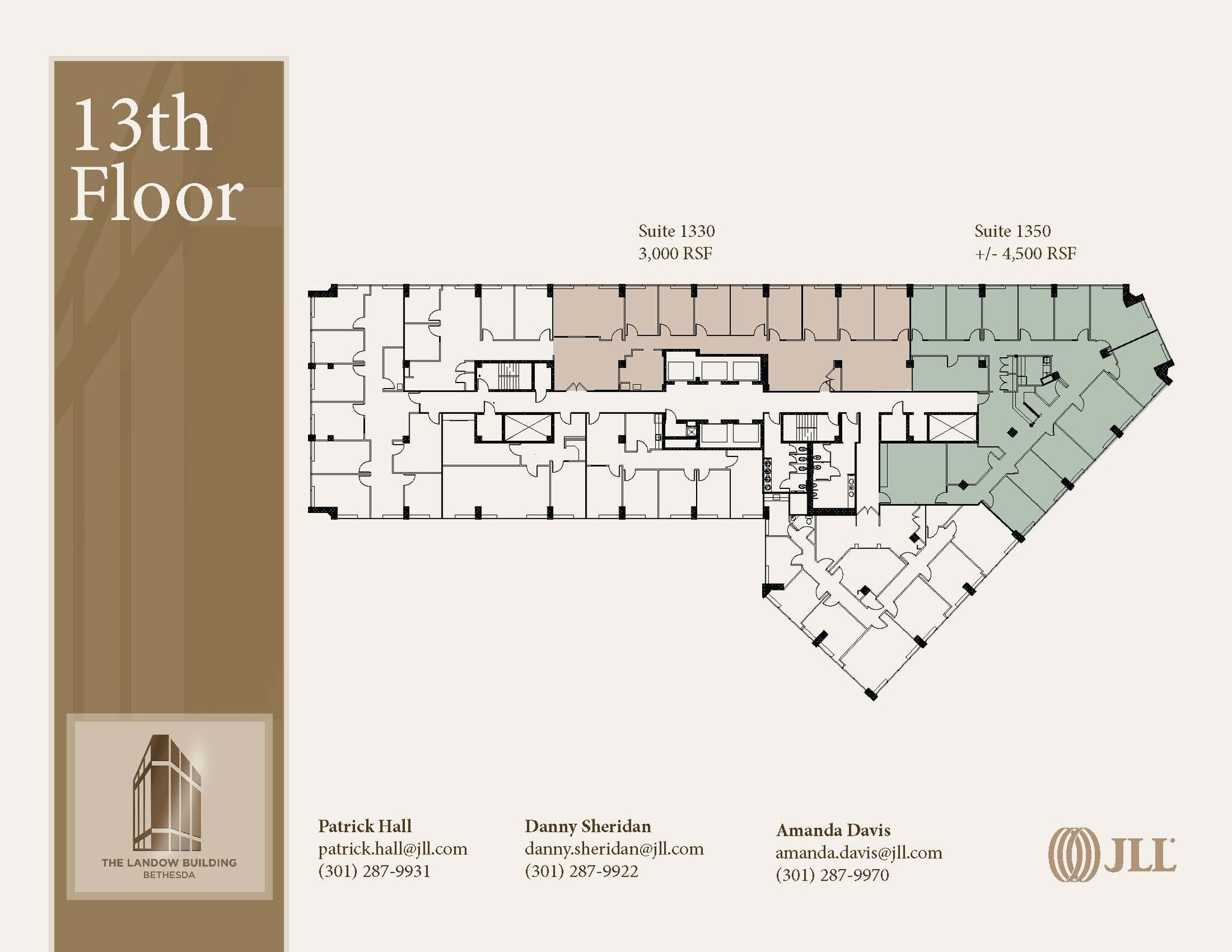 7910 Woodmont Ave, Bethesda, MD à louer Plan d’étage– Image 1 sur 1