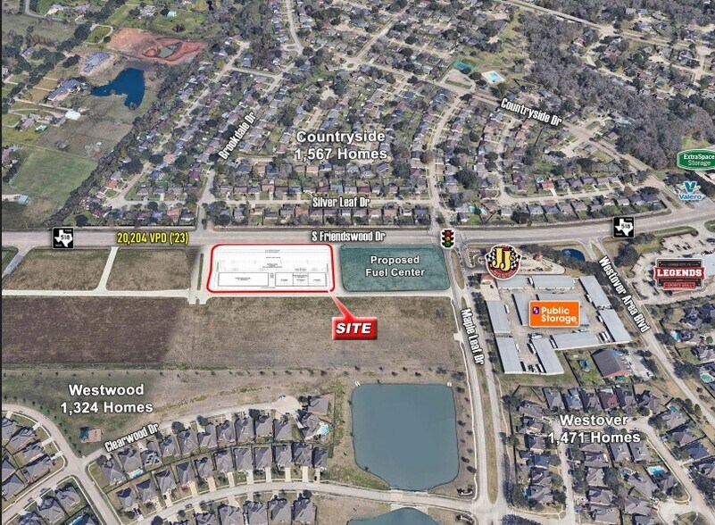 SWC of FM 518 & Maple Leaf Dr, League City, TX à louer - Photo principale – Image 1 sur 1