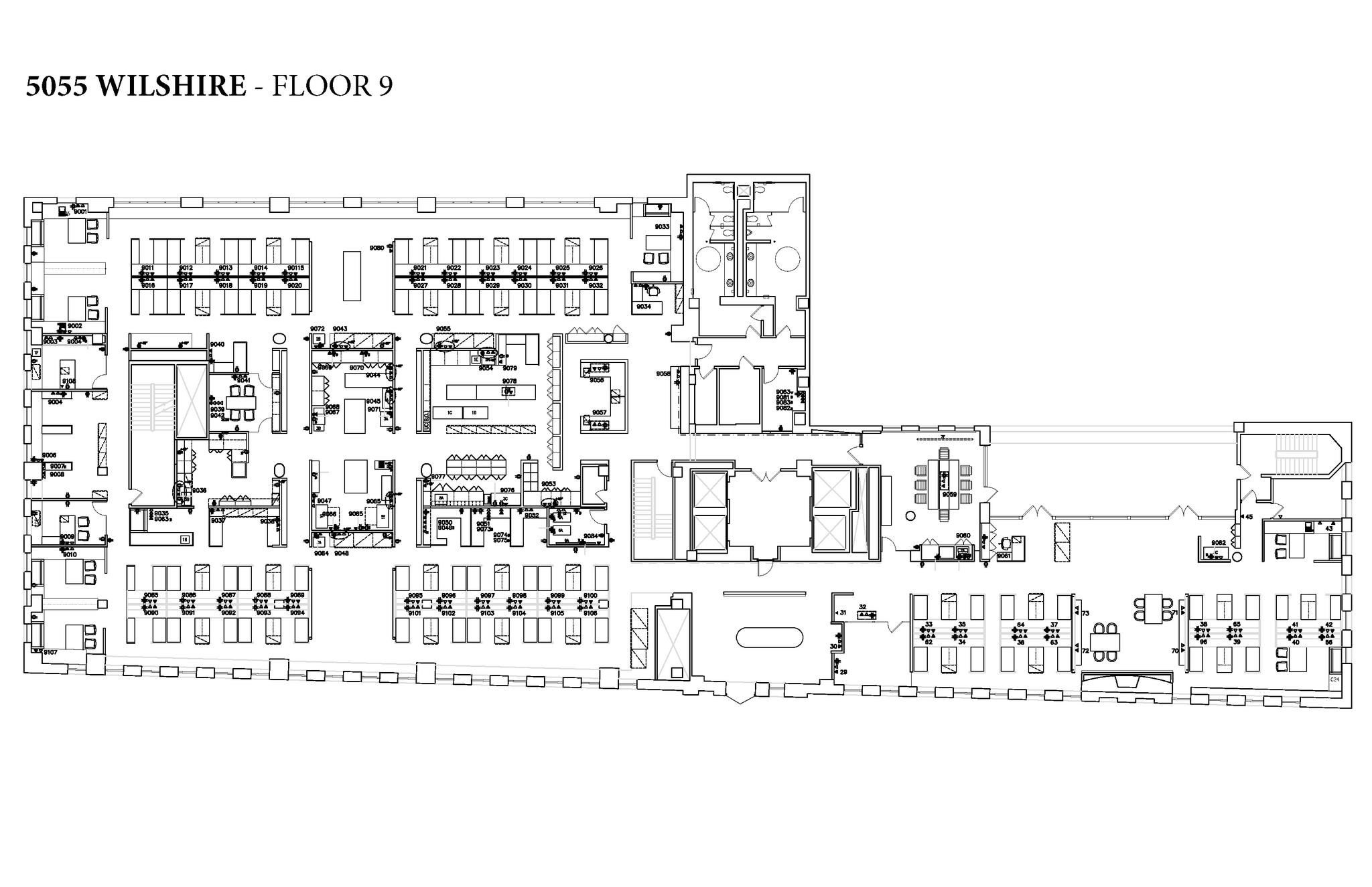 5055 Wilshire Blvd, Los Angeles, CA à louer Plan d’étage– Image 1 sur 7