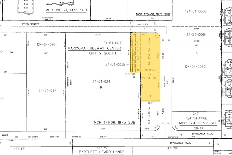 4335 E Wood St, Phoenix, AZ à vendre - Plan cadastral – Image 3 sur 5