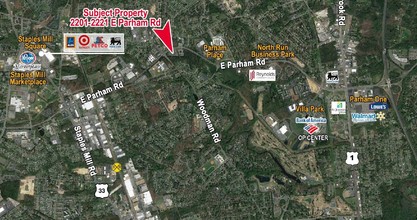 2201 E Parham Rd, Henrico, VA - VUE AÉRIENNE  vue de carte