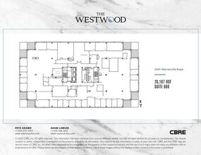 2441 Warrenville Rd, Lisle, IL à louer Plan d’étage– Image 1 sur 1