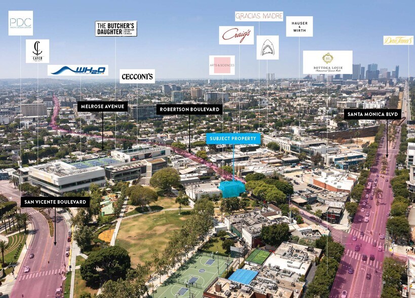 666 N Robertson Blvd, West Hollywood, CA à louer - Aérien – Image 2 sur 16