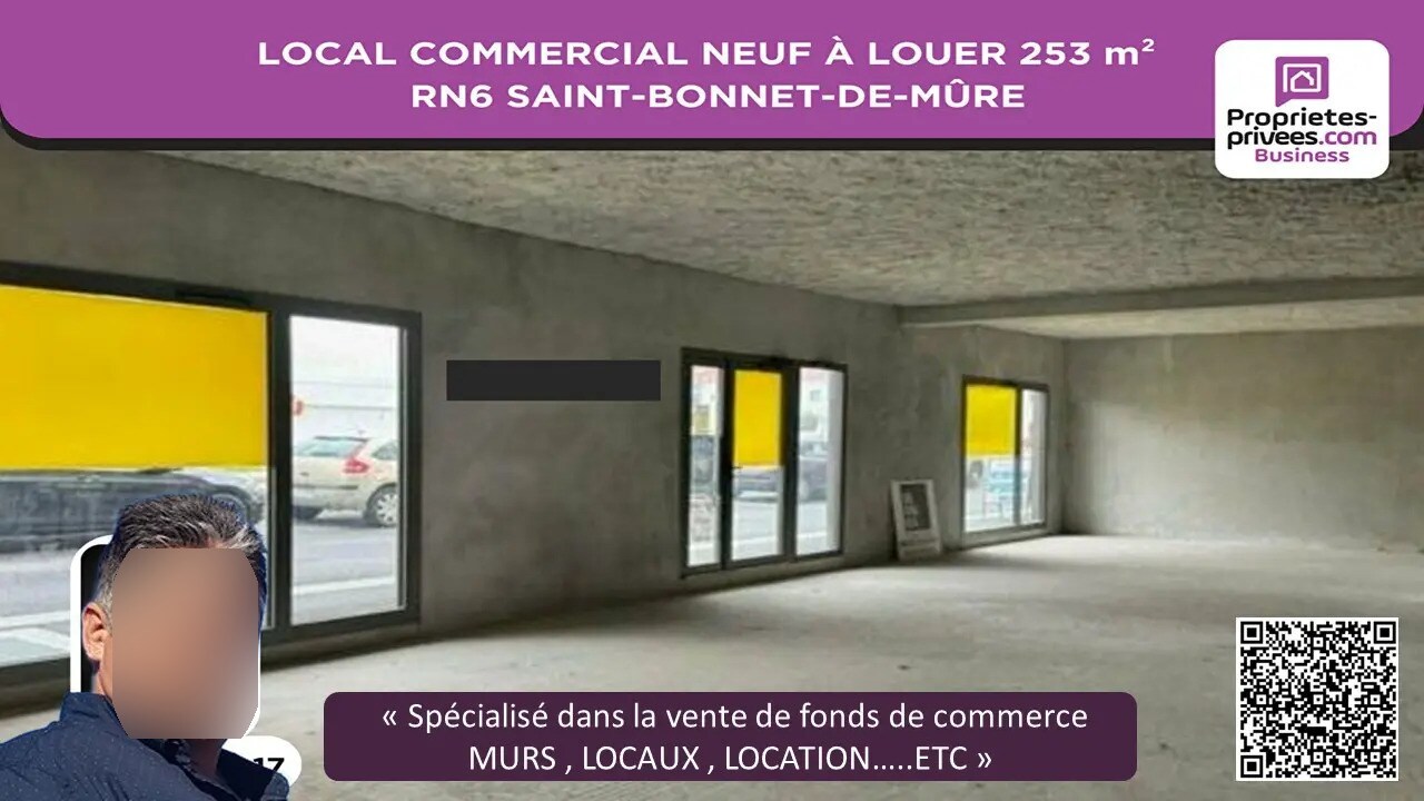 Local commercial dans Saint-Bonnet-de-Mure à louer Photo de l’immeuble– Image 1 sur 7