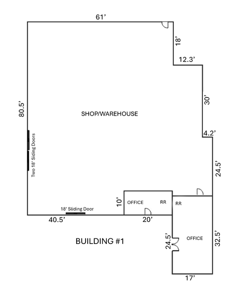 3 Industrial Buildings portefeuille de 3 biens à vendre sur LoopNet.fr - Plan d’étage – Image 2 sur 18
