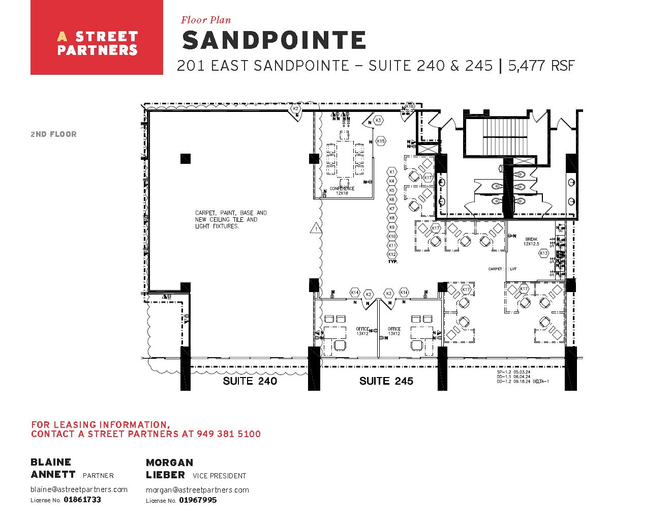 200 E Sandpointe Ave, Santa Ana, CA à louer Plan d’étage– Image 1 sur 1
