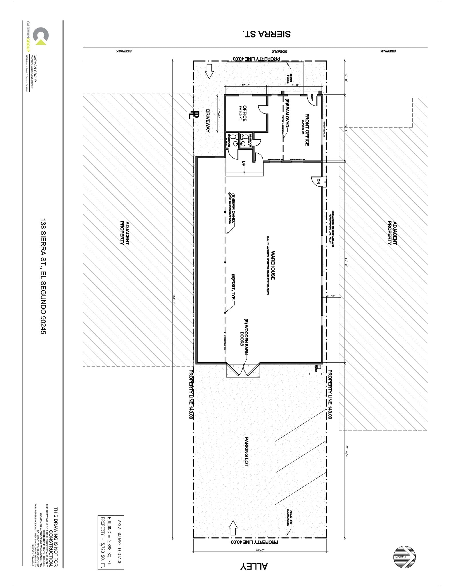 138 Sierra St, El Segundo, CA à louer Plan de site– Image 1 sur 1