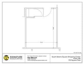 725 S Adams Rd, Birmingham, MI à louer Plan d’étage– Image 1 sur 1