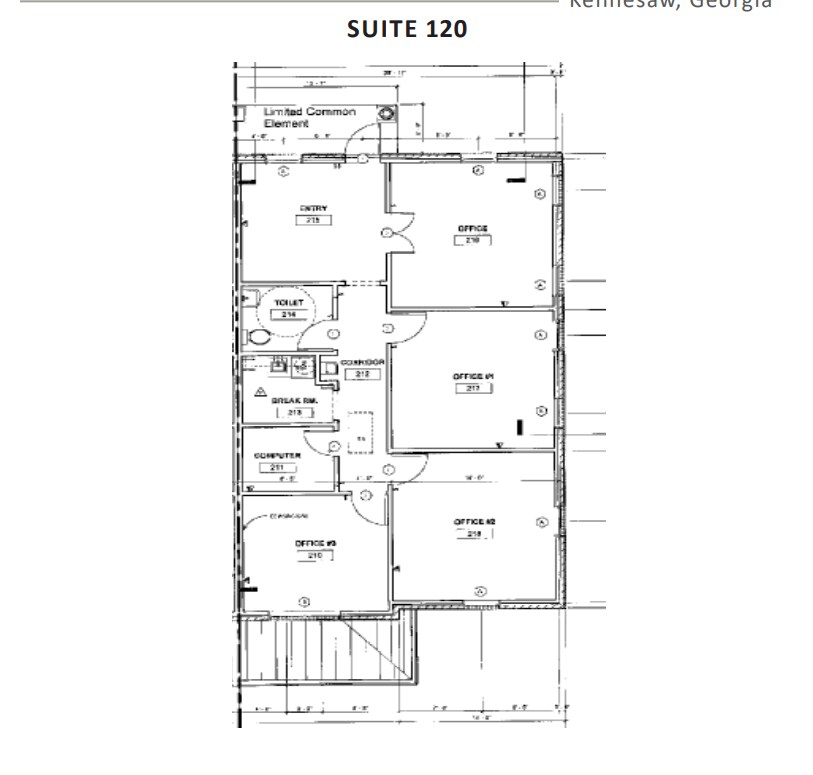 4255 Wade Green Rd, Kennesaw, GA à louer Plan d’étage– Image 1 sur 1