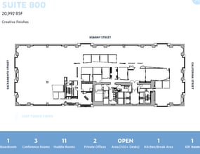 600 California St, San Francisco, CA à louer Plan d’étage– Image 1 sur 1